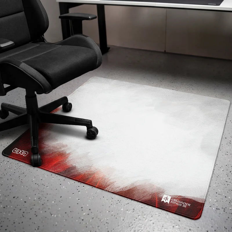Floor Mat Red & White Banner