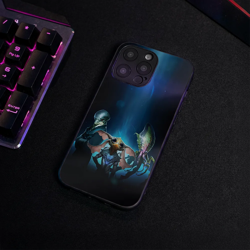 Glass Phone Case Aquatics