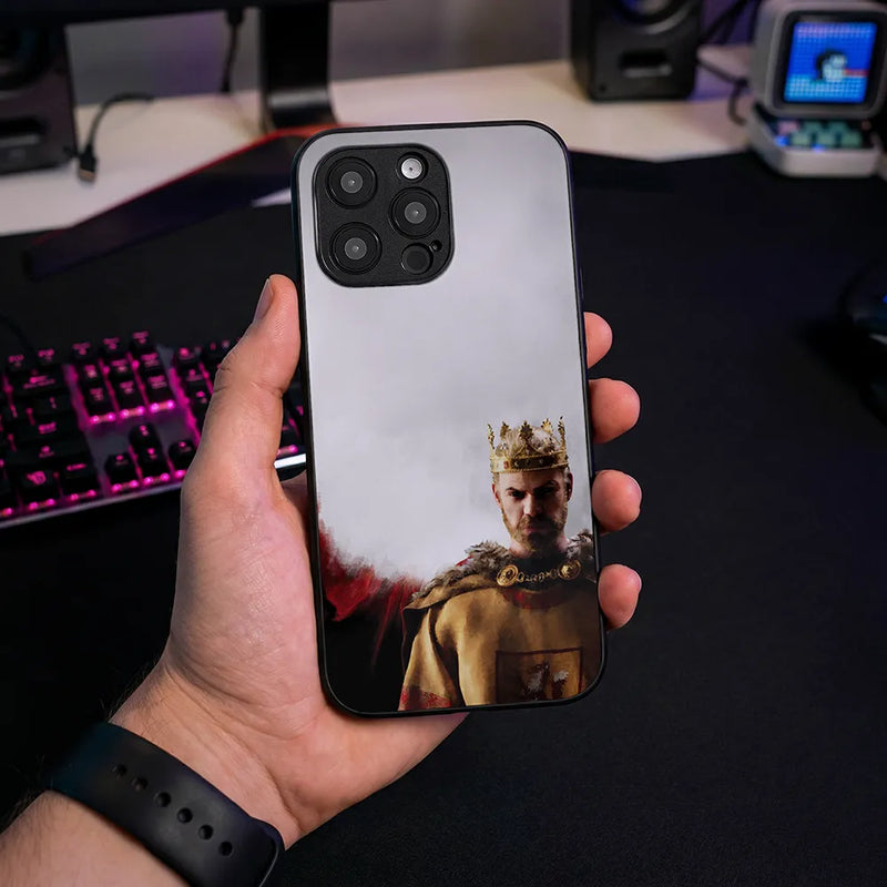 Glass Phone Case The King