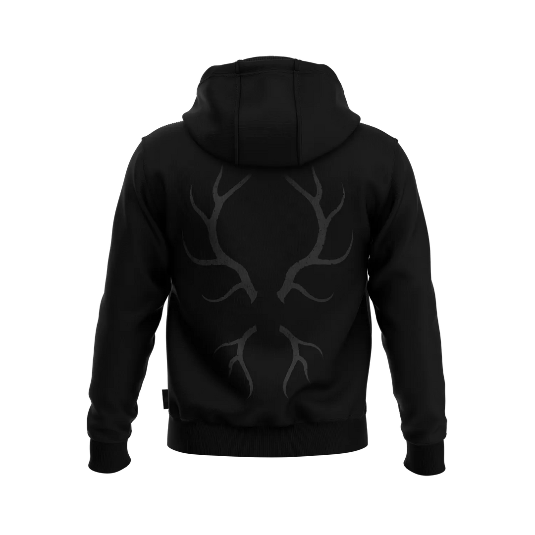 Death Howl Antlers Hoodie