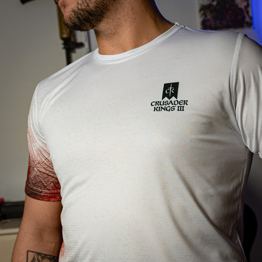 T-shirt Red & White Banner