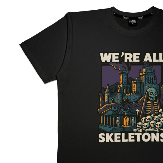 T-shirt We're All Skeletons