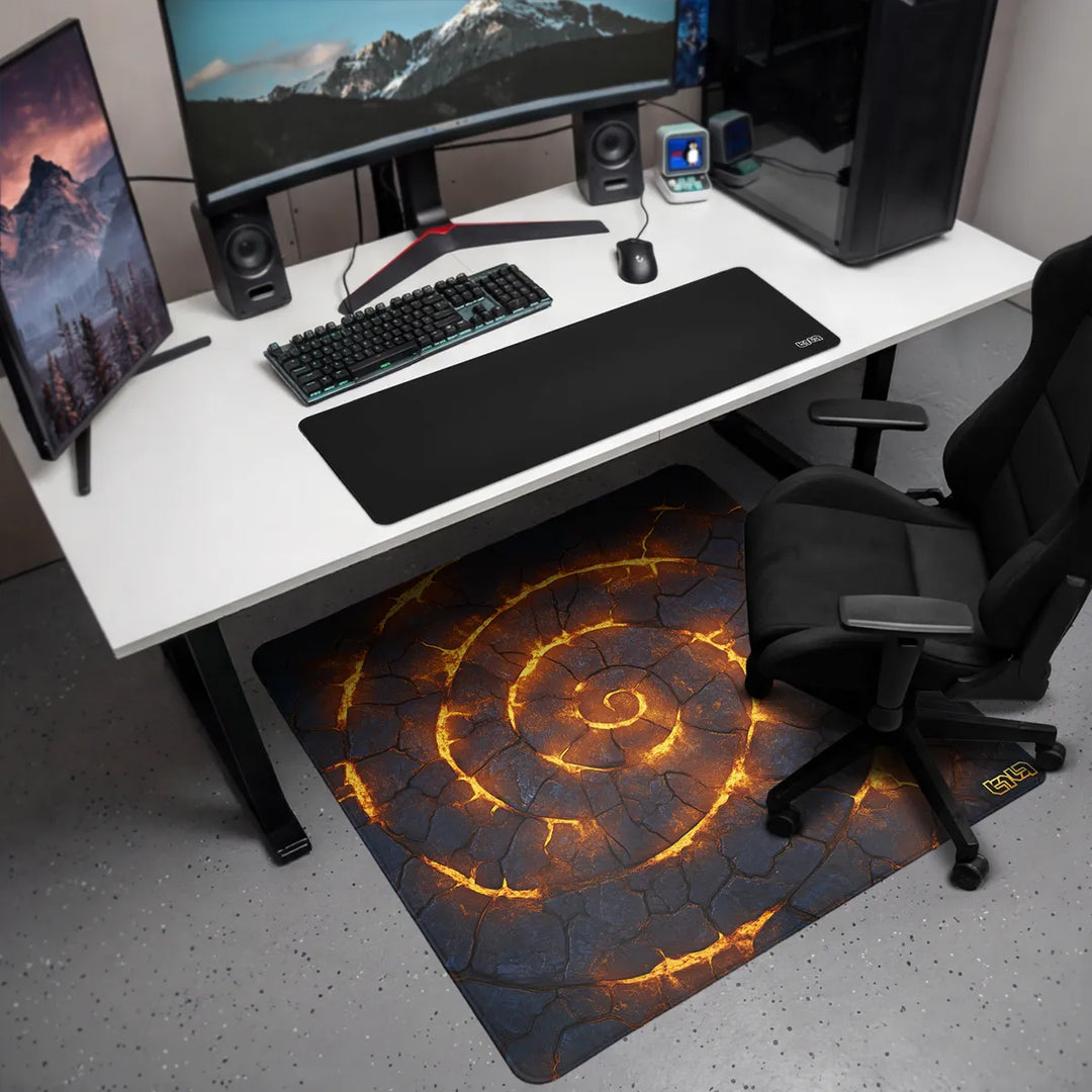 Floor Mat Fiery Vortex