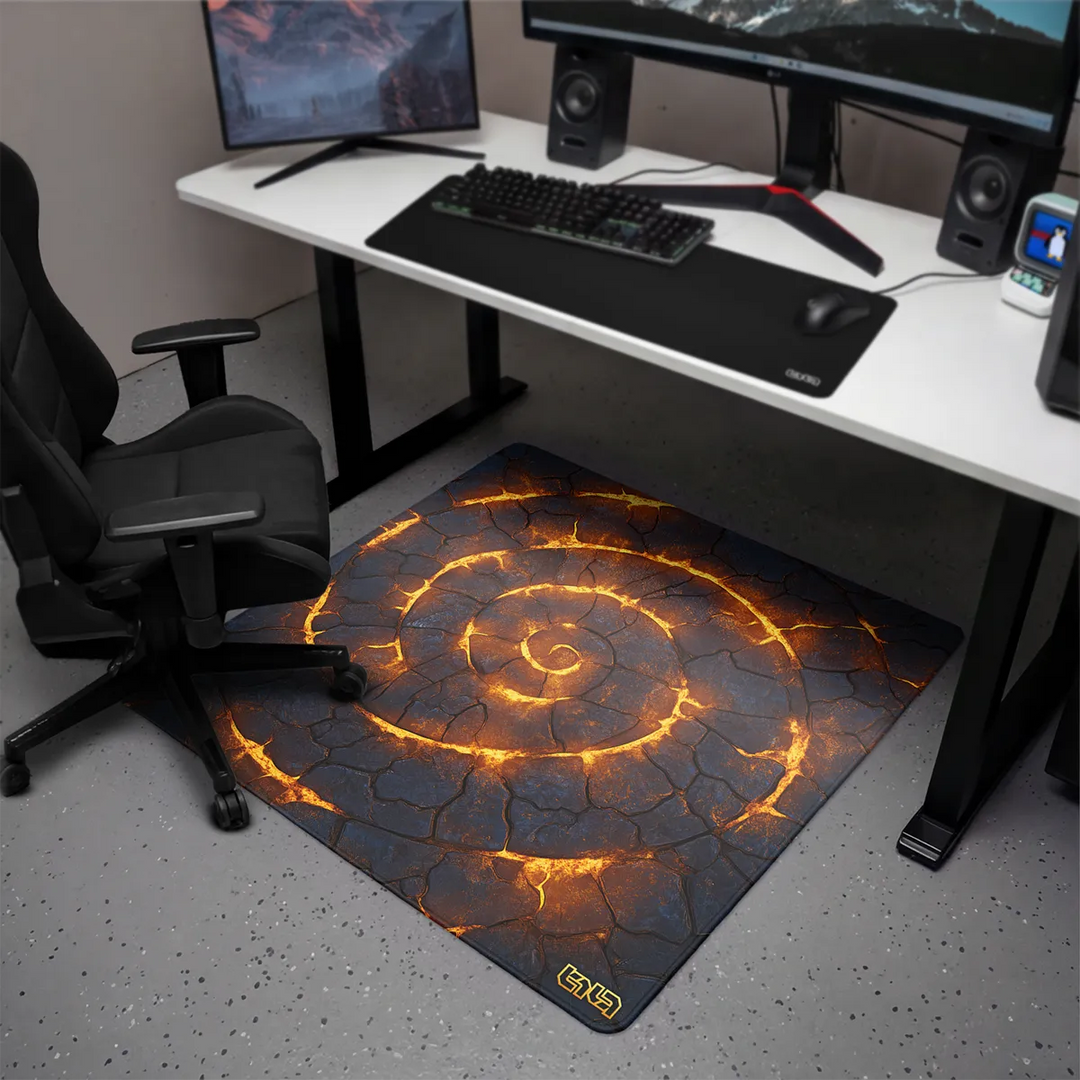 Floor Mat Fiery Vortex