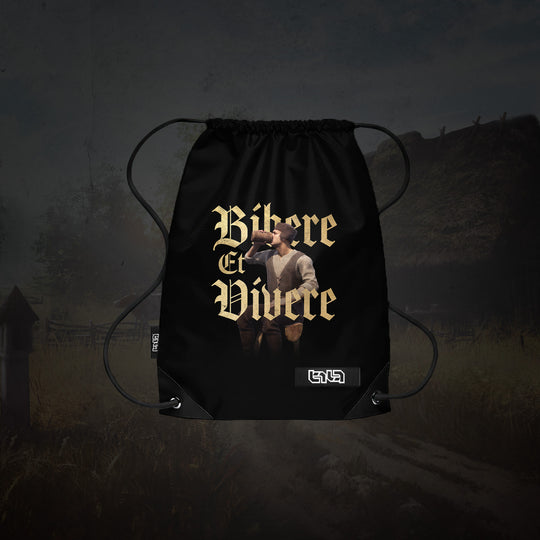 Drawstring Backpack Bibere et Divere