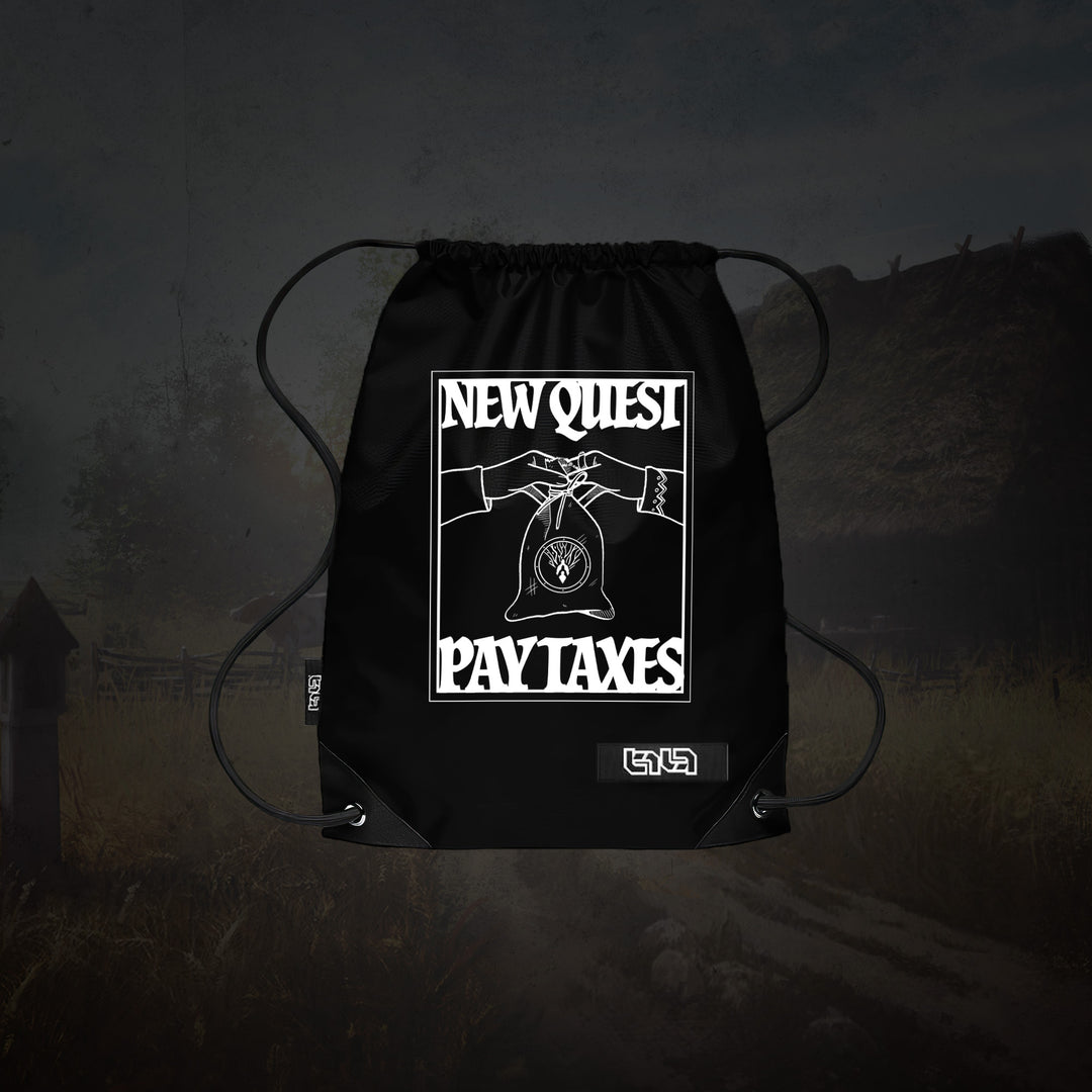 Drawstring Backpack New Quest - Pay Taxes