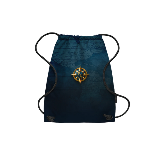 Drawstring Backpack World Map
