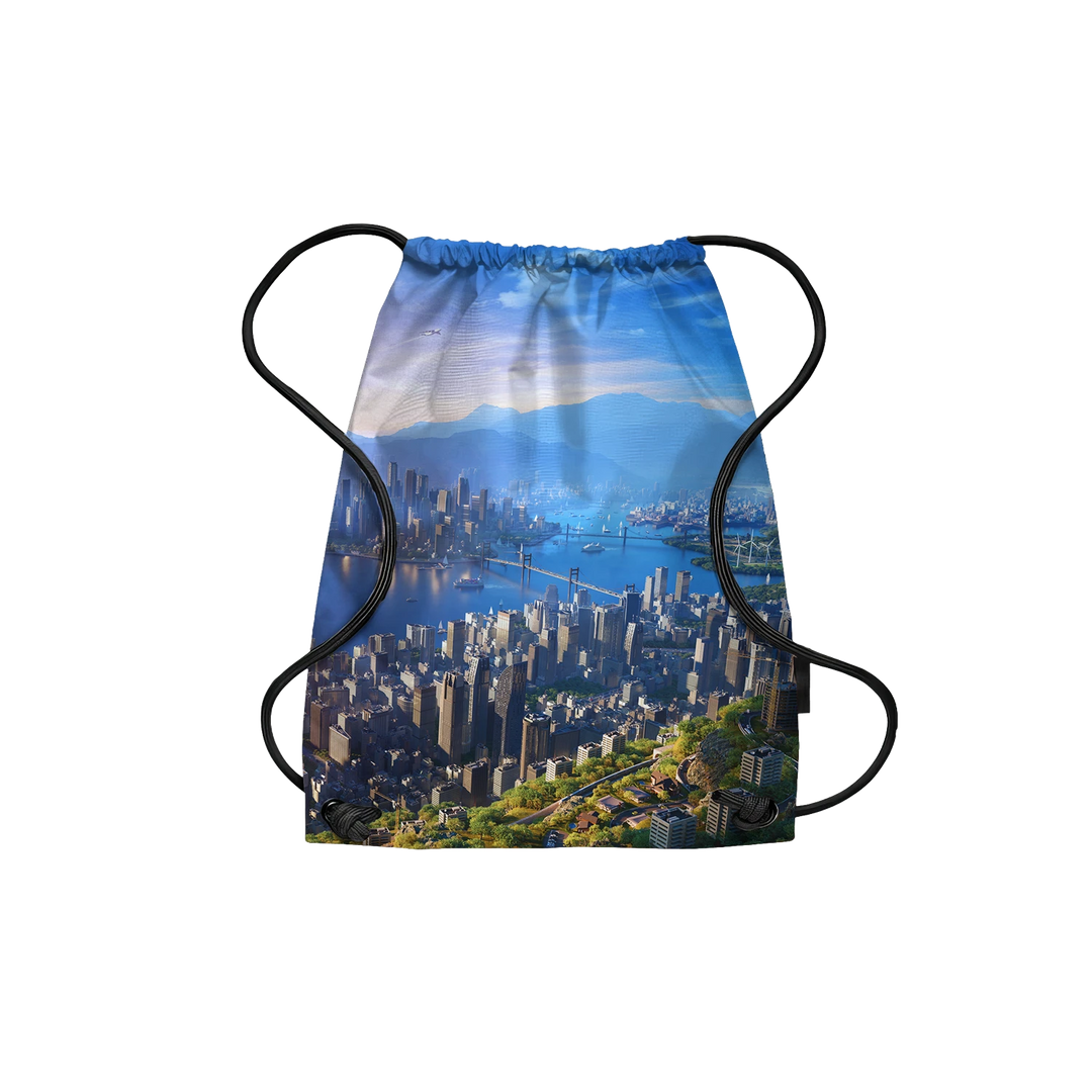 Drawstring Backpack Skyline Bay