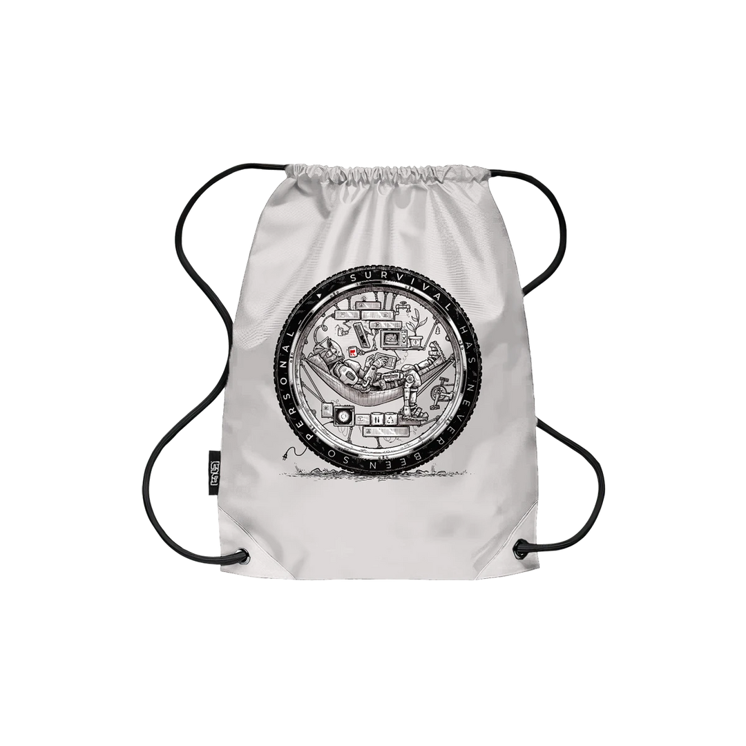 They See Me Rollin' Drawstring Backpack