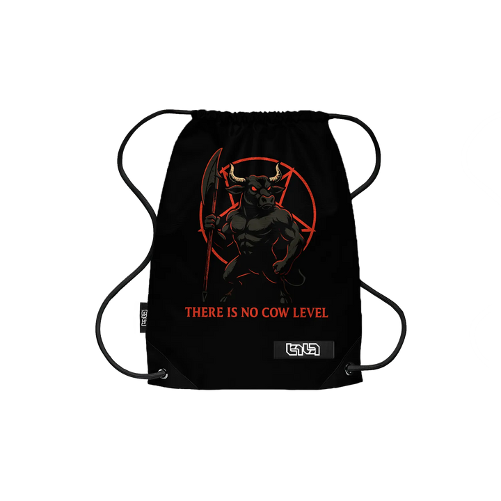 Drawstring Backpack No Cow Level
