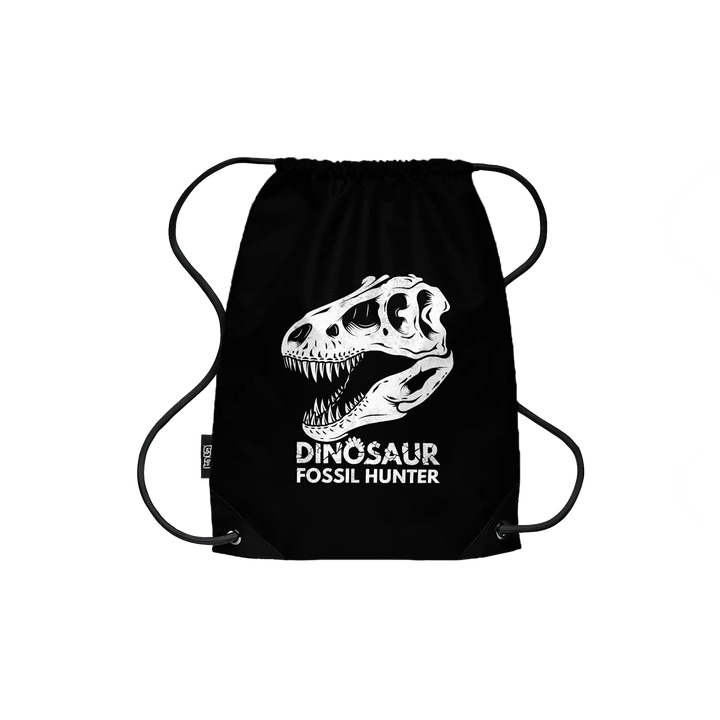 Drawstring Backpack Dino Skull Hunter