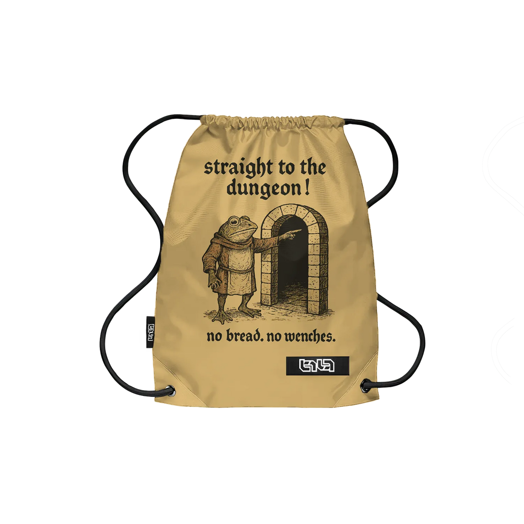 Drawstring Backpack Straight to Dungeon