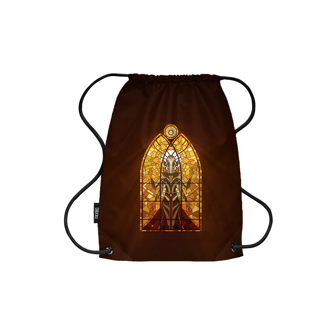 Drawstring Backpack Synth Queen Window