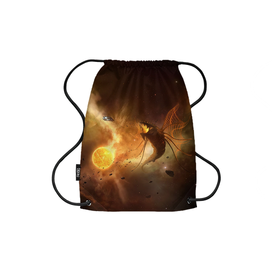 Drawstring Backpack Space Dragon