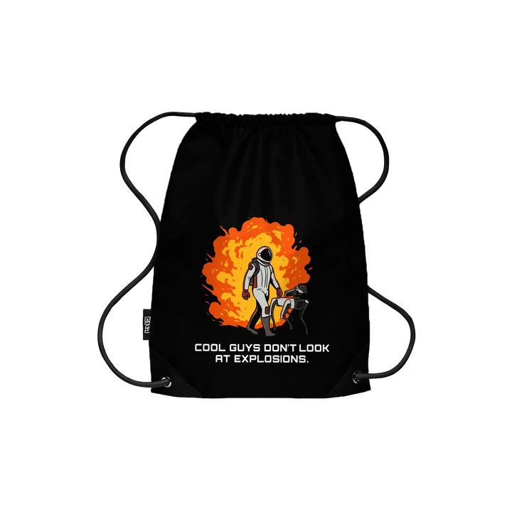 Drawstring Backpack Cool Guys Don't Look At Explosions