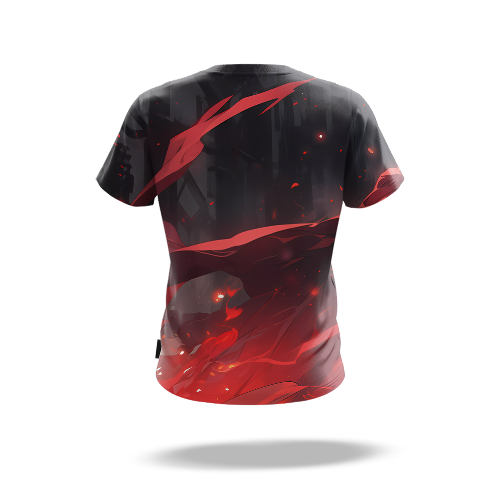 T-shirt Red Luminous Blade