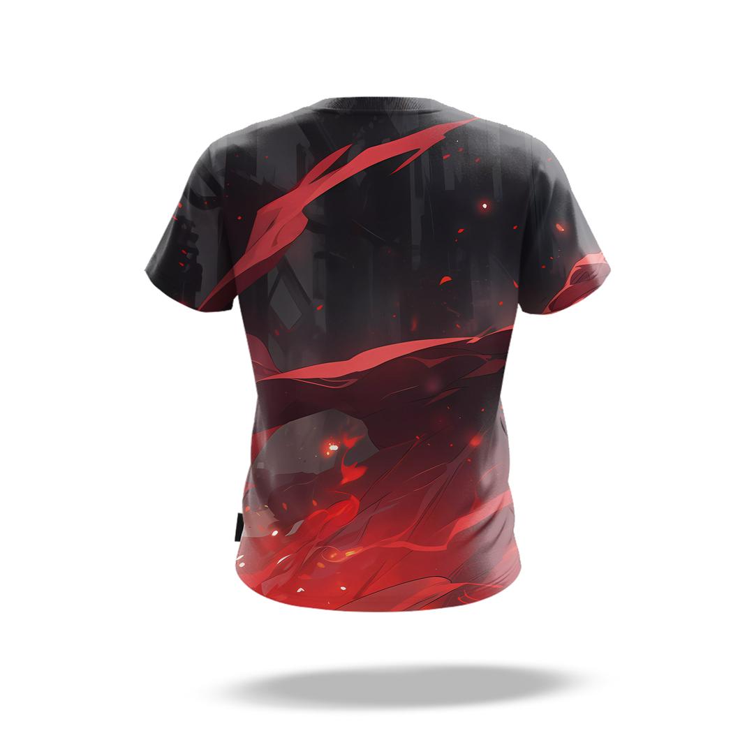 T-shirt Red Luminous Blade