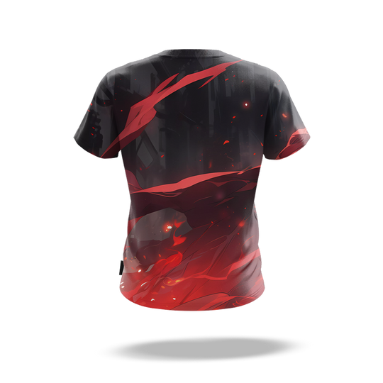 T-shirt Red Luminous Blade
