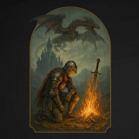 T-Shirt Campfire by the Castle