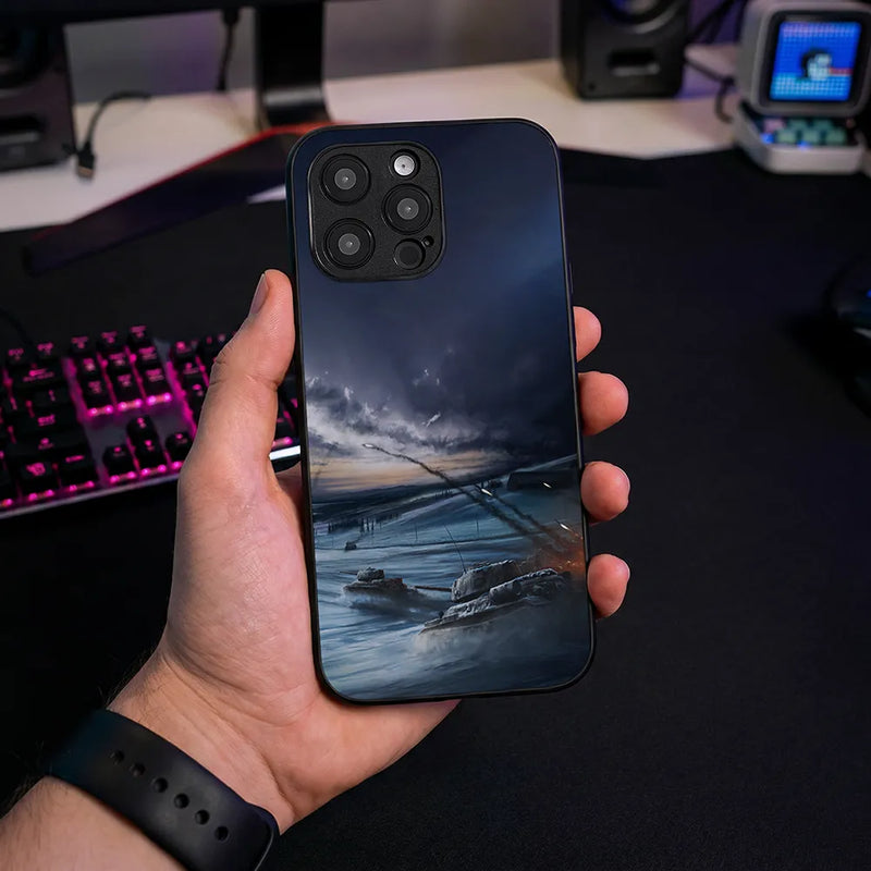 Glass Phone Case T-34