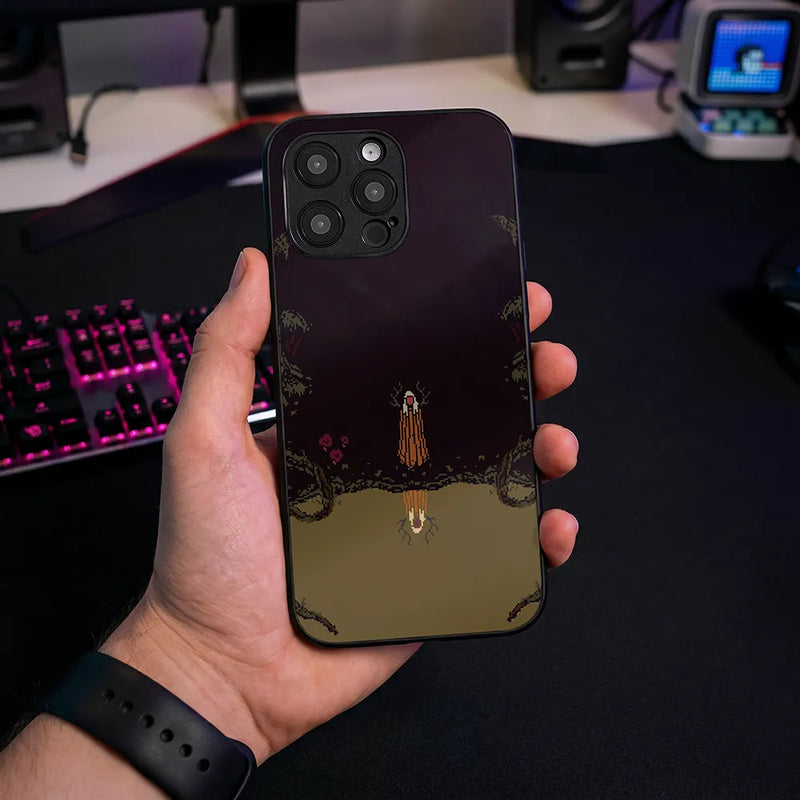 Glass Phone Case Reflections