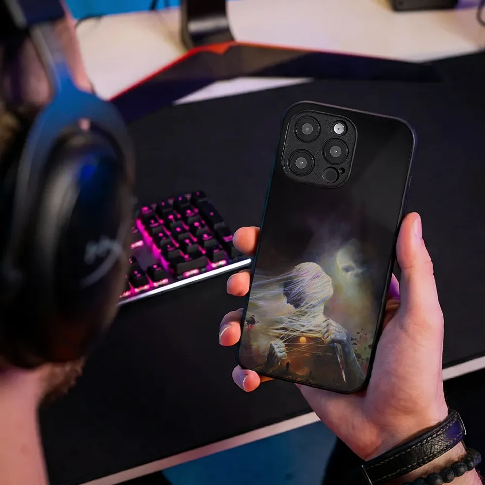 Glass Phone Case Existential Duality