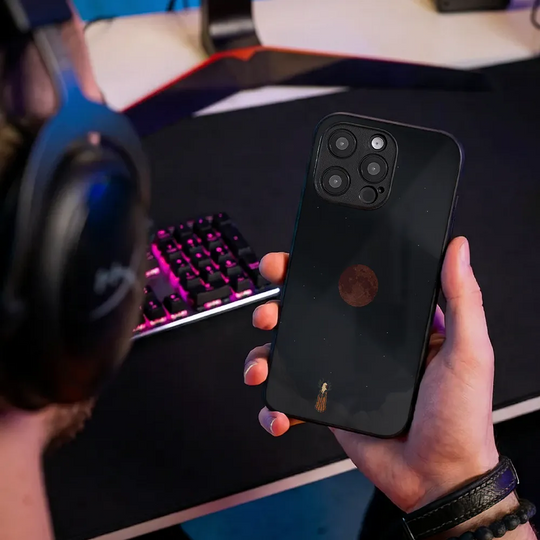 Glass Phone Case Bloodmoon