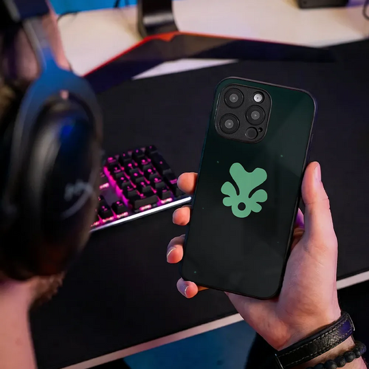 Glass Phone Case Will's Shop Emblem