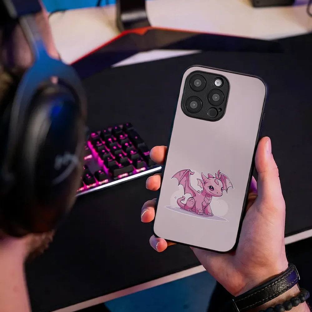 Glass Phone Case Chibi Drake