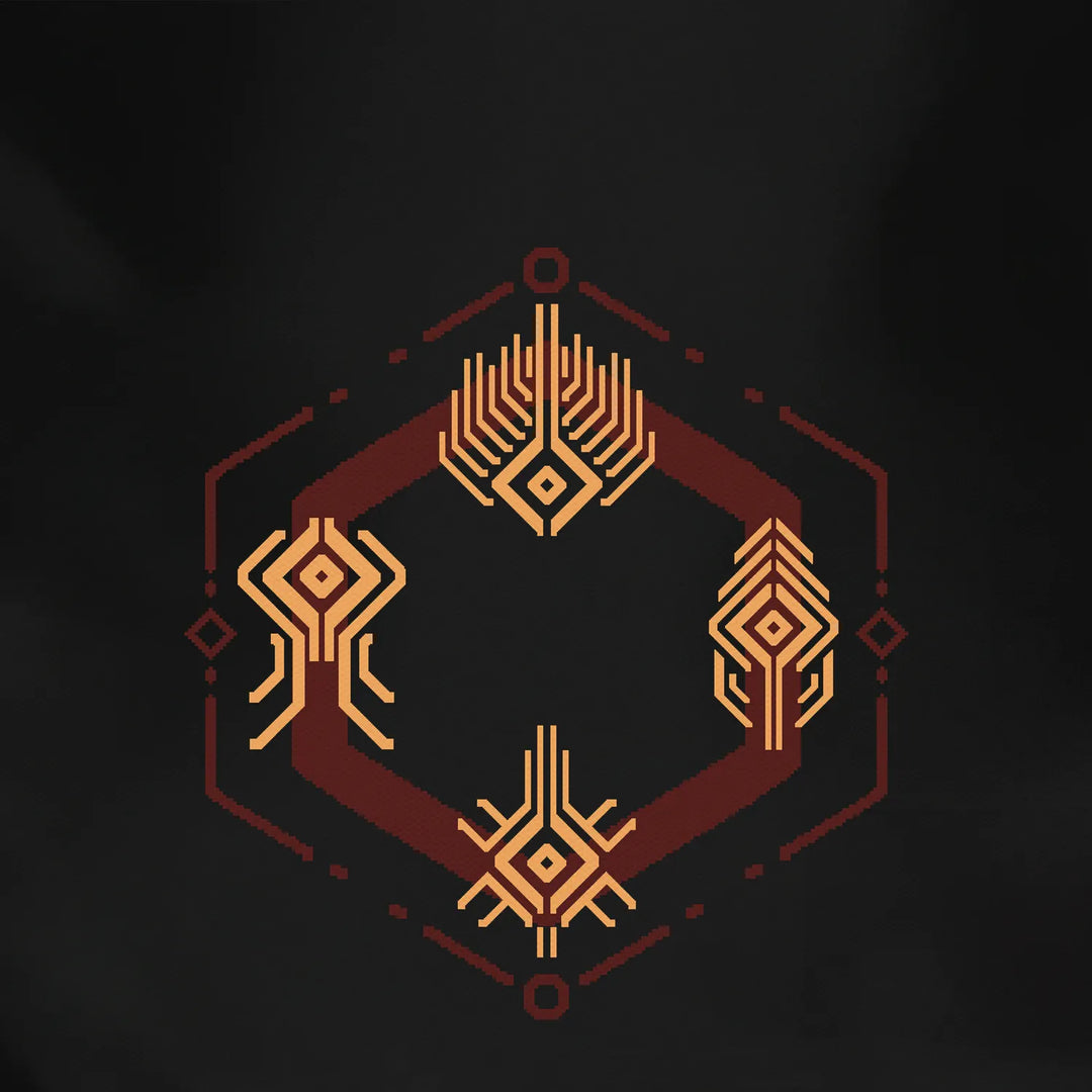 Death Howl Logo Drawstring Backpack